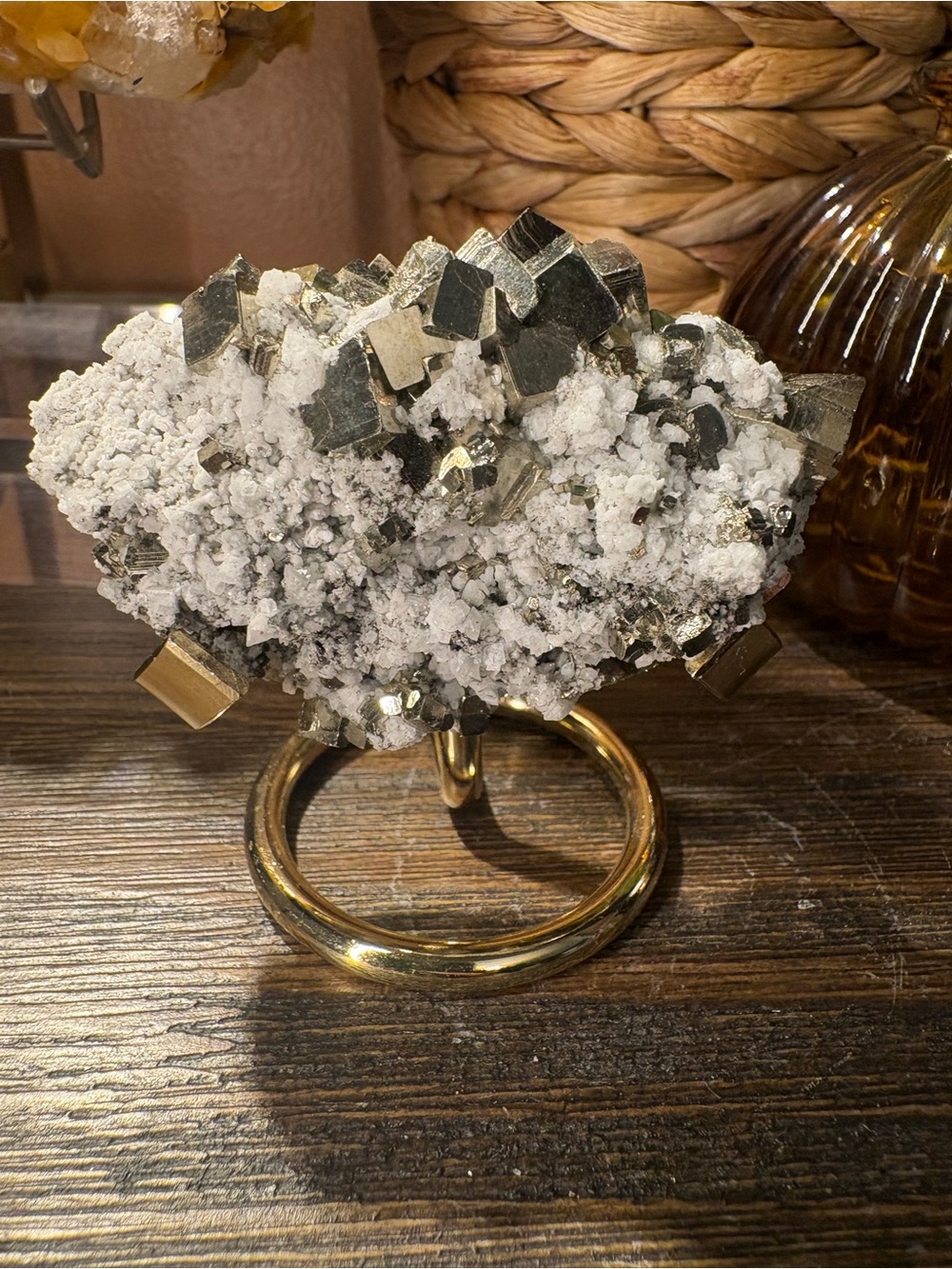 Calcite and Pyrite